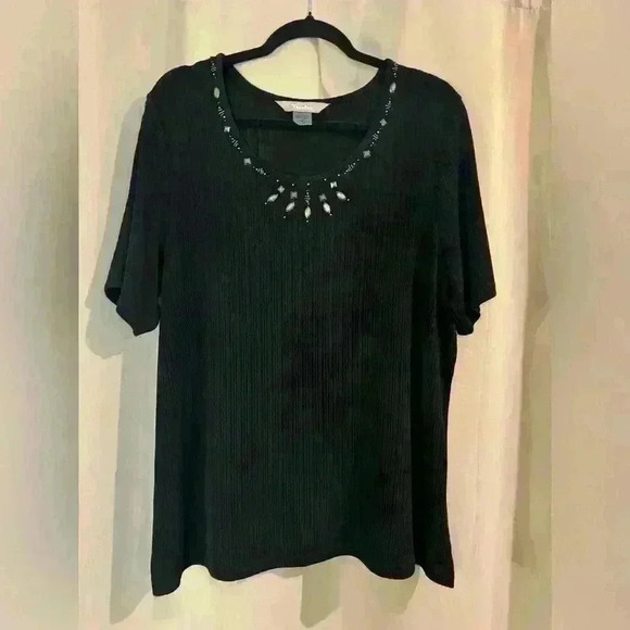 Women’s Black TanJay Blouse - Picture 1 of 6